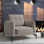 כורסא מעוצבת מעץ מלא דגם אימזה