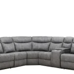 מערכת ישיבה פינתית עם ריקליינרים דגם LAGO